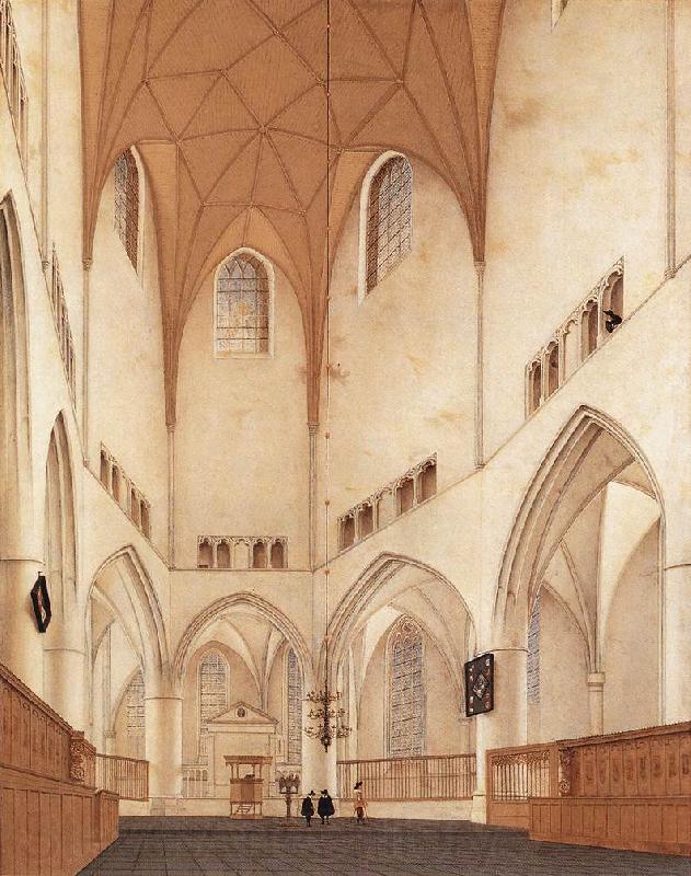 Pieter Jansz Saenredam Interior of the Choir of St Bavo at Haarlem Norge oil painting art